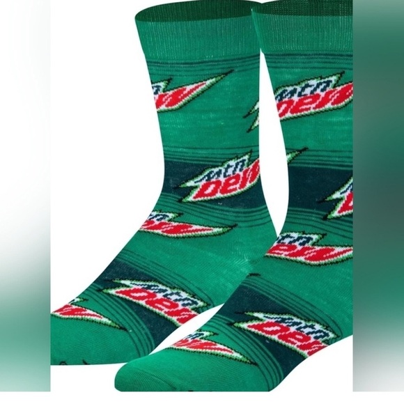 Mountain Dew Crew Socks -NWT - Picture 3 of 10